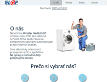 Tablet Screenshot of elop.sk